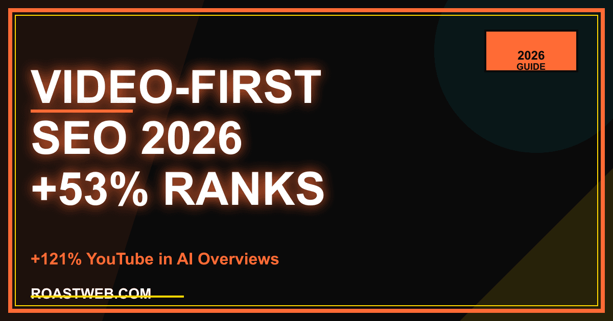 Video-First SEO for 2026: Why 53% Higher Rankings & 121% More AI Citations