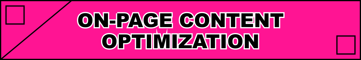 On-Page Content Optimization