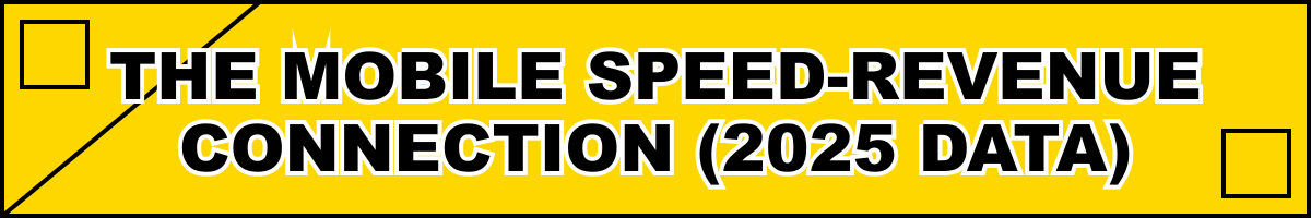 The Mobile Speed-Revenue Connection (2025 Data)
