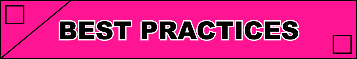 Best Practices