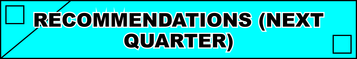 Recommendations (Next Quarter)